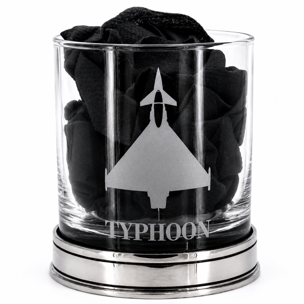Eurofighter Typhoon Pewter Whisky Tumbler