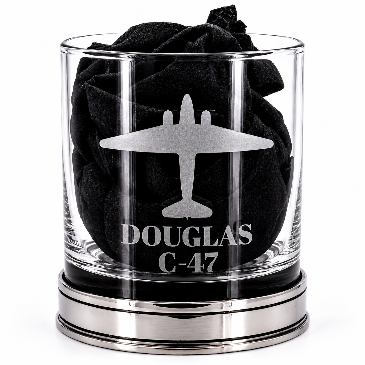 Douglas C-47 Pewter Whisky Tumbler