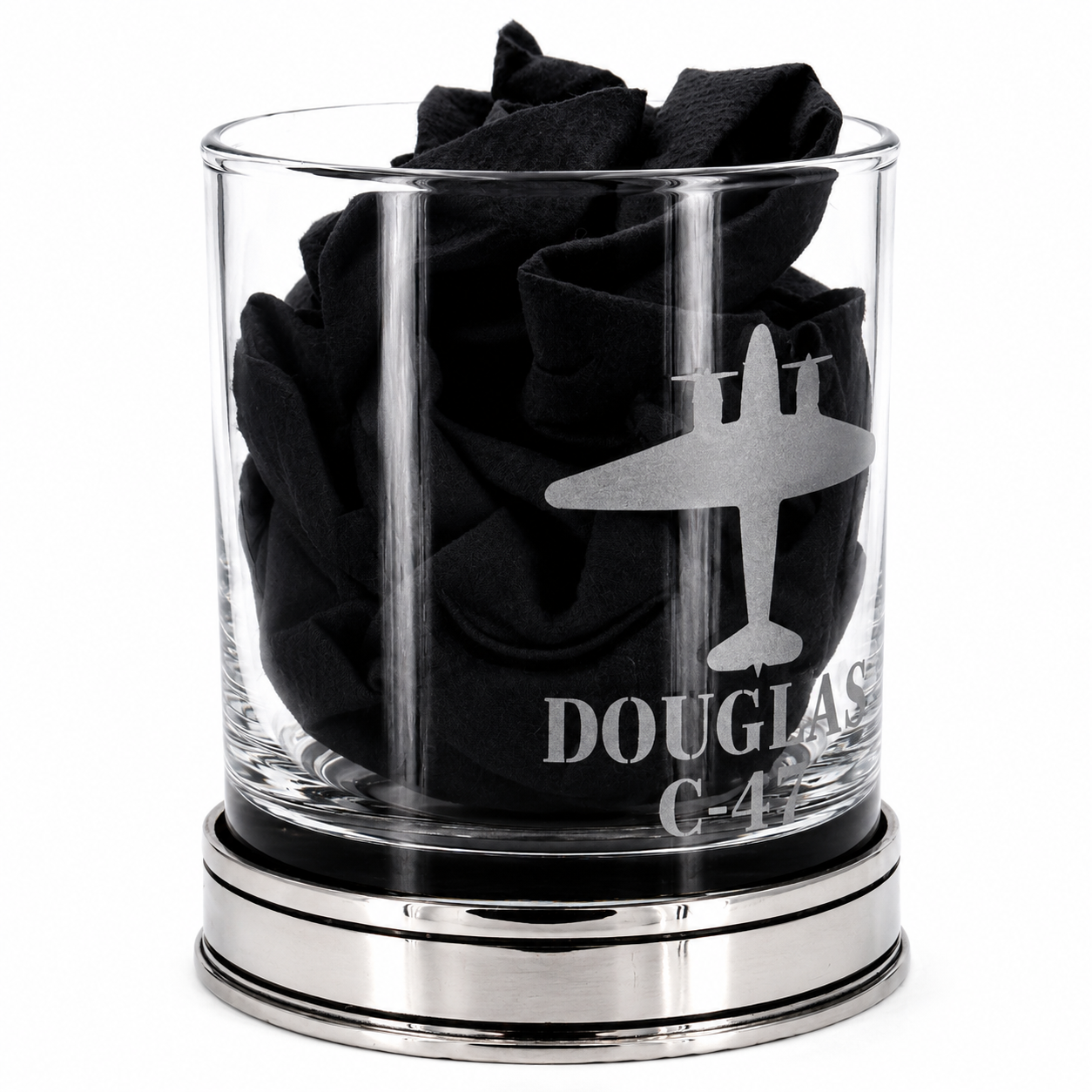 Douglas C-47 Pewter Whisky Tumbler