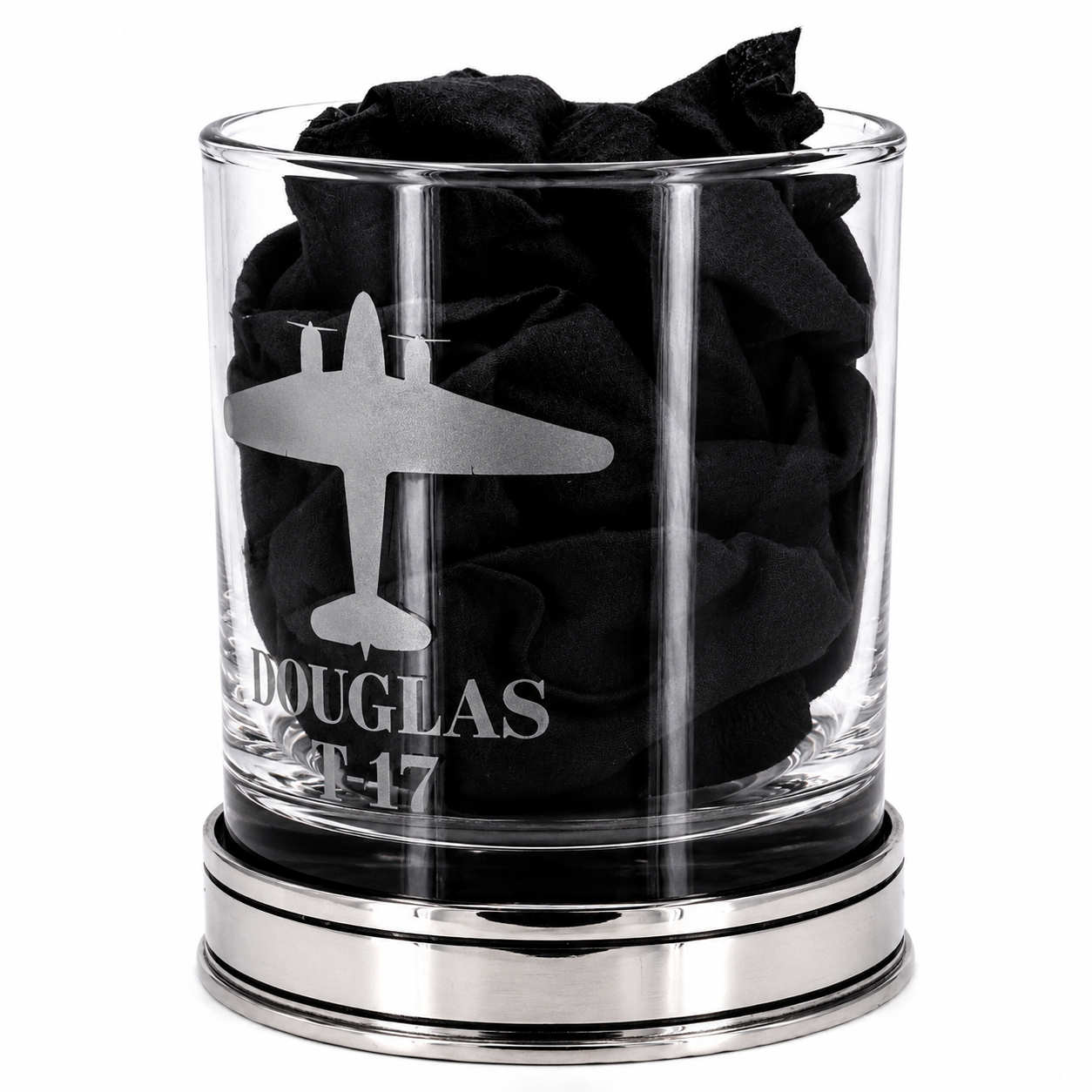 Douglas C-47 Pewter Whisky Tumbler