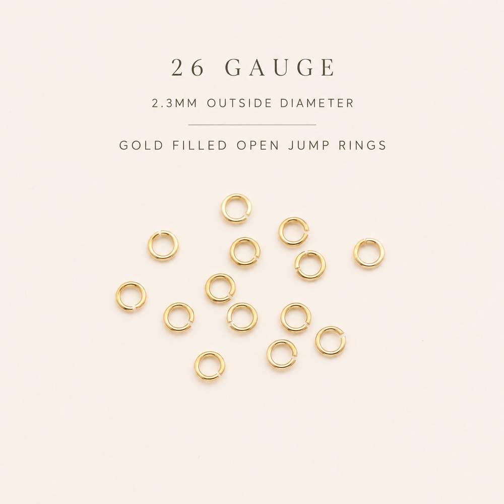 26 gauge gold filled jump ring 2.3mm