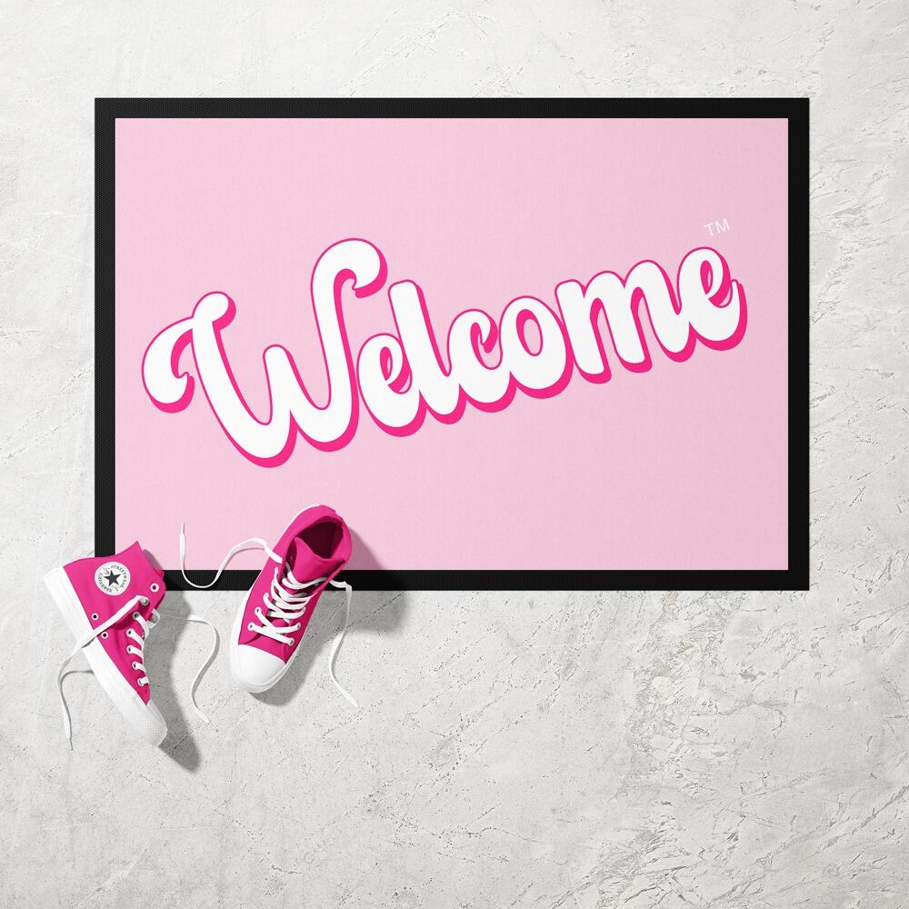 Inspired by Barbie Welcome Mat