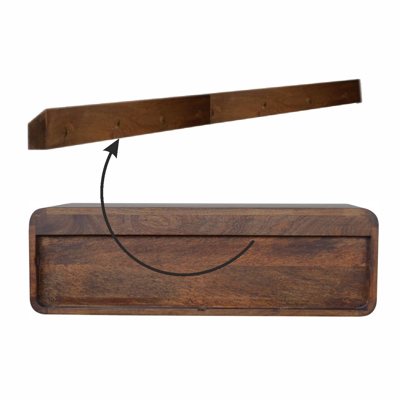 wallhung console unit with drawers
