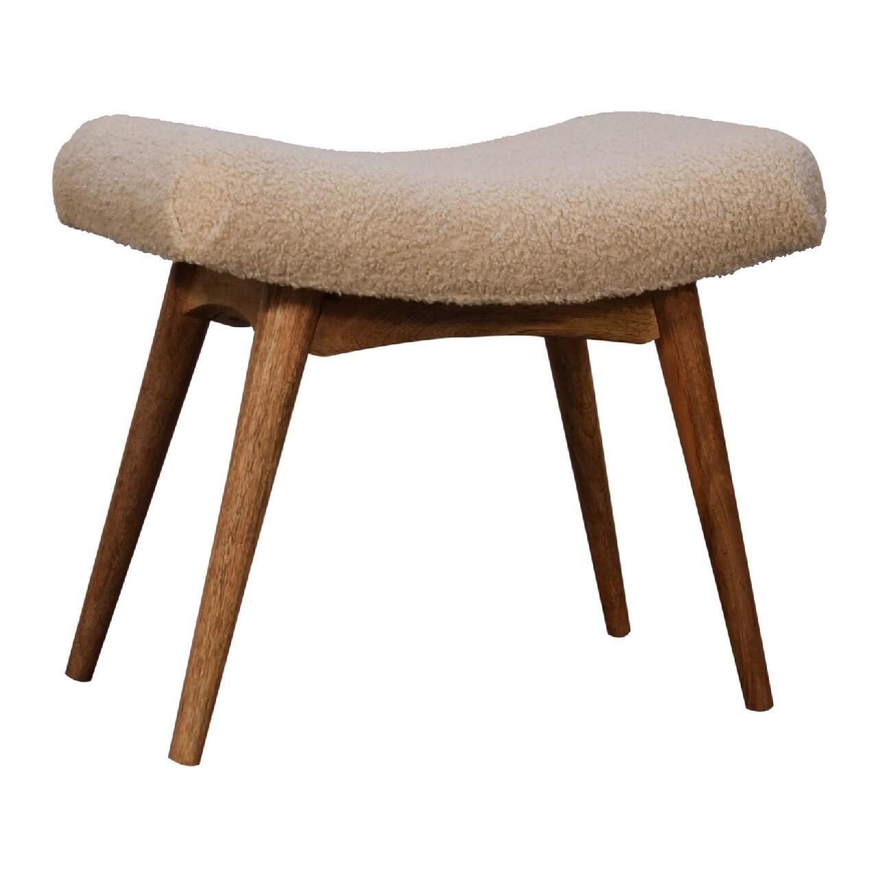 curved bench stool
