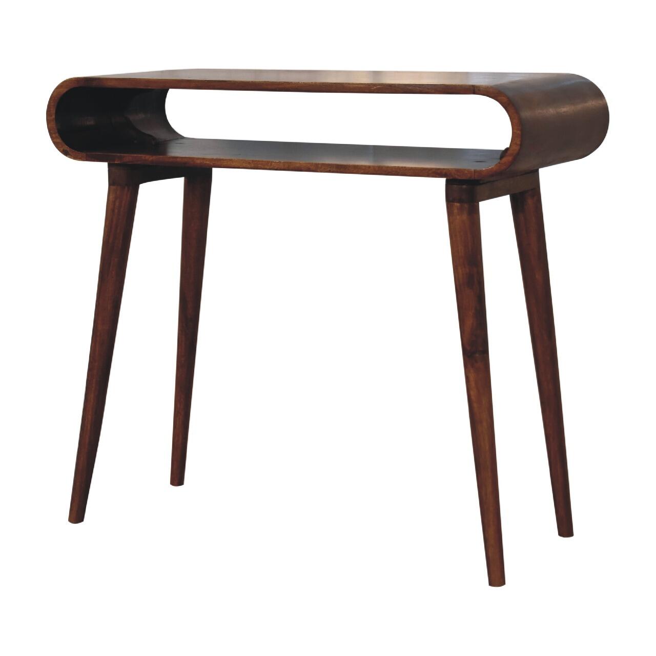 mango wood console table