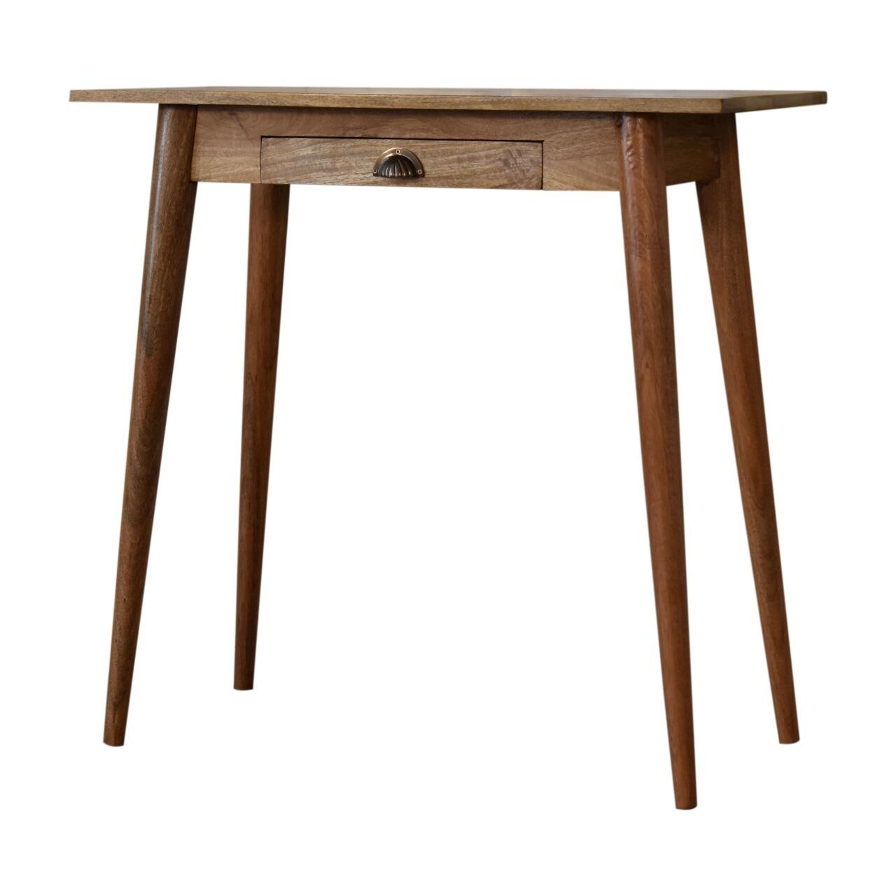 compact oak desk