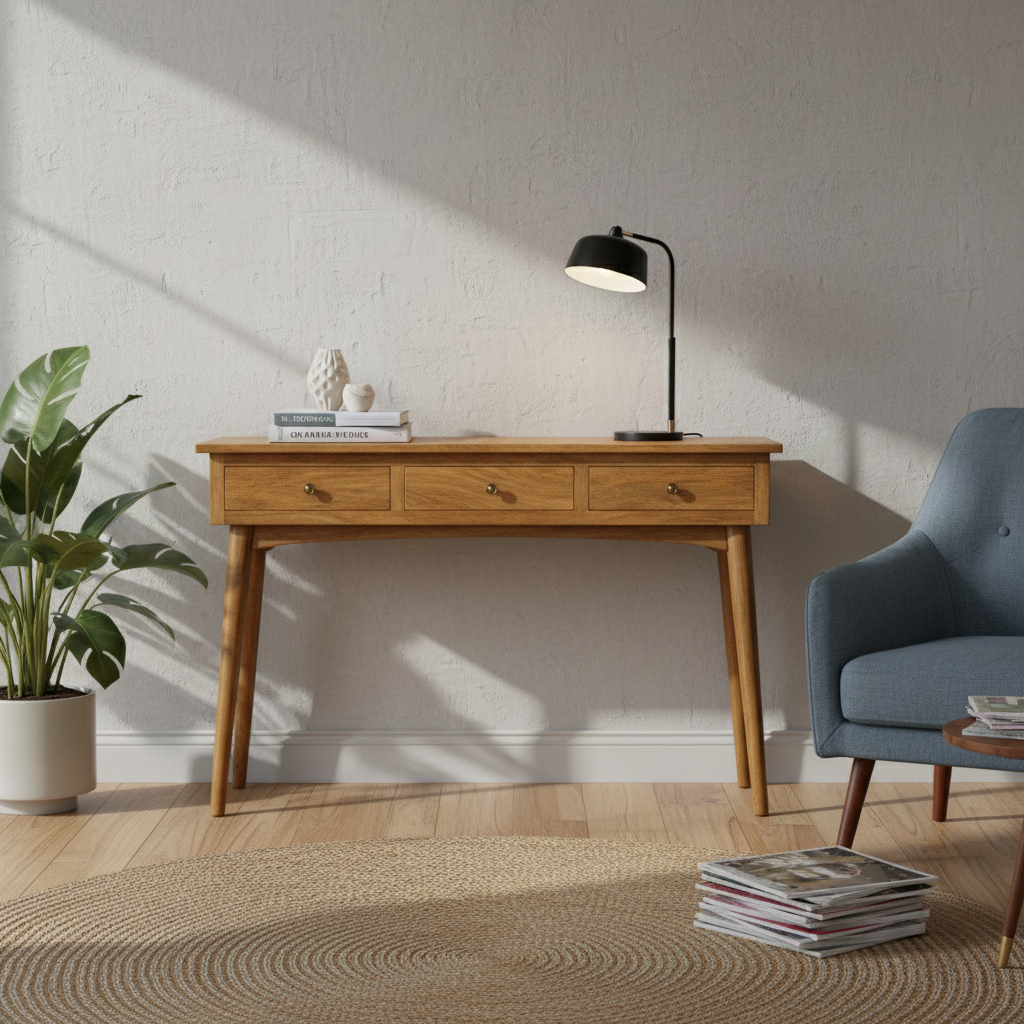 Scandinavian console table