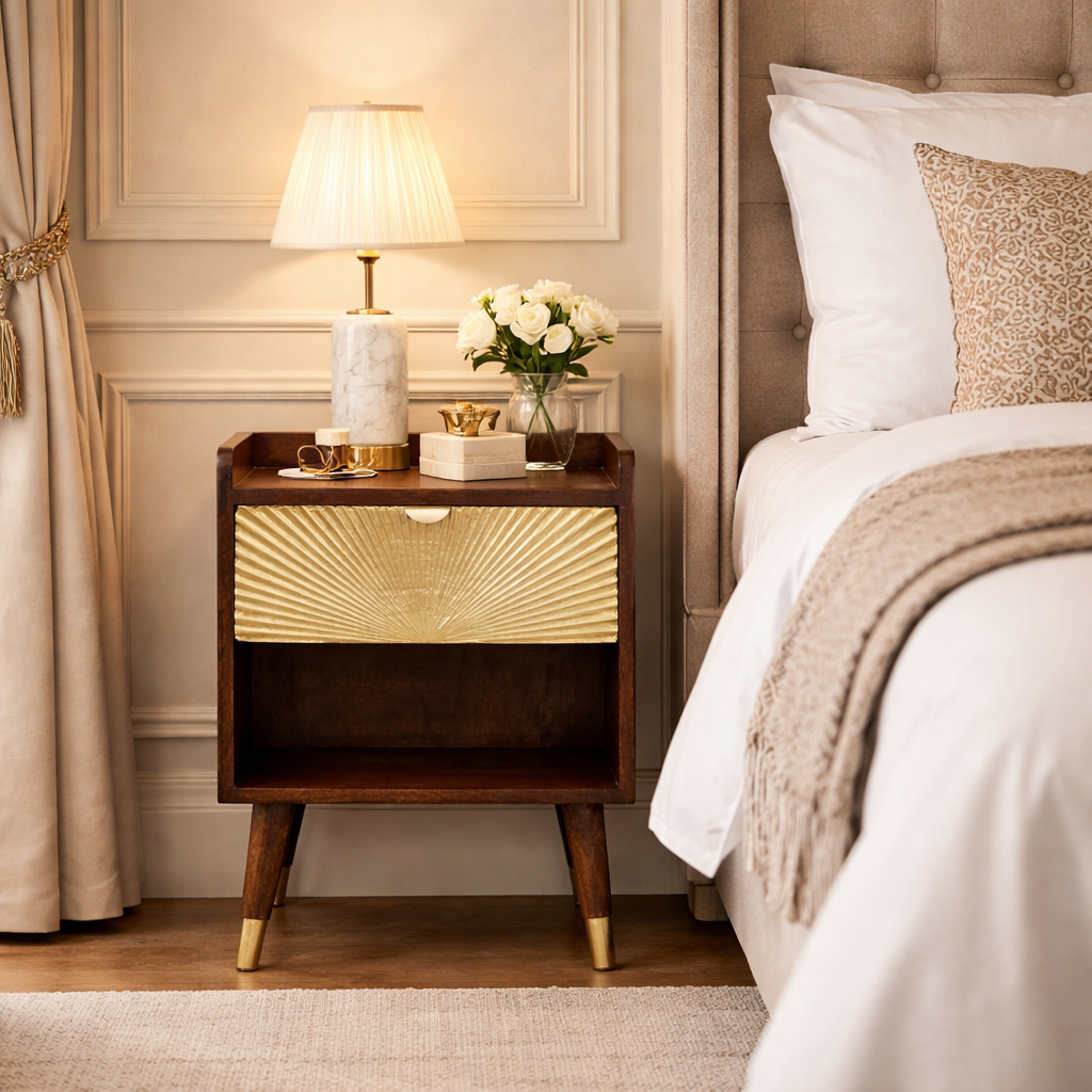 Manila Gold bedside table