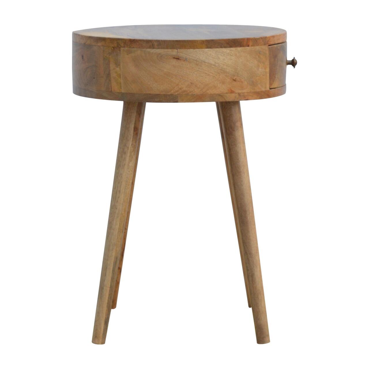 round bedside table