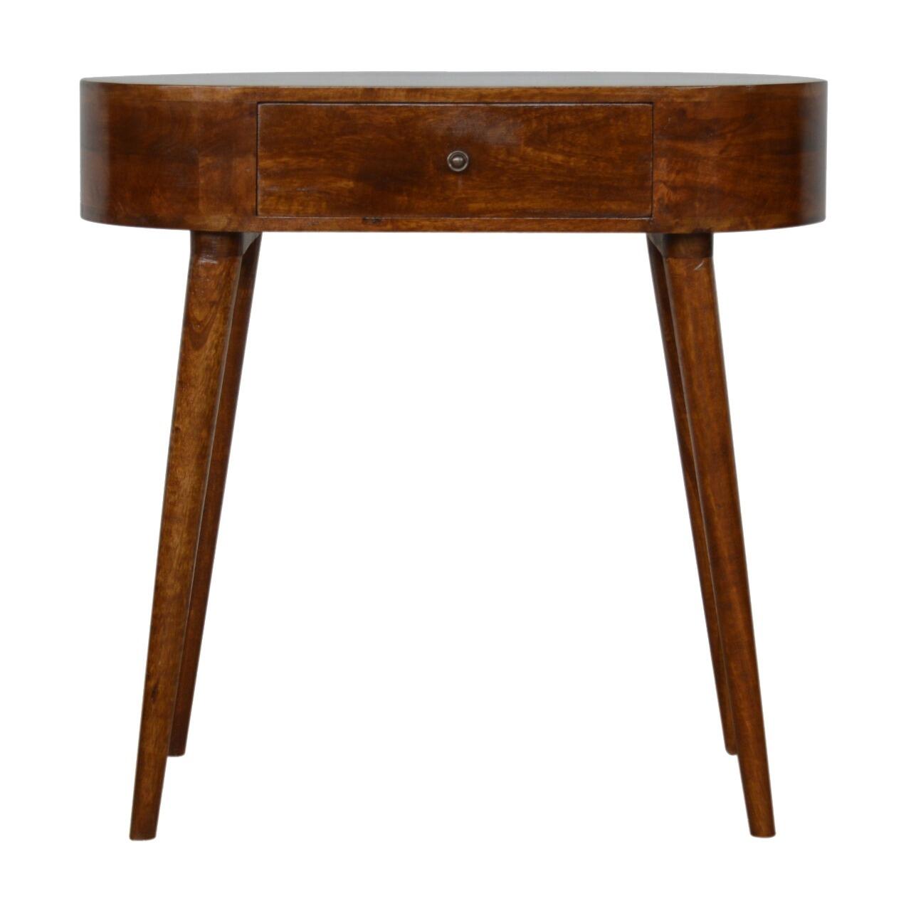 Albion chestnut console with drawer