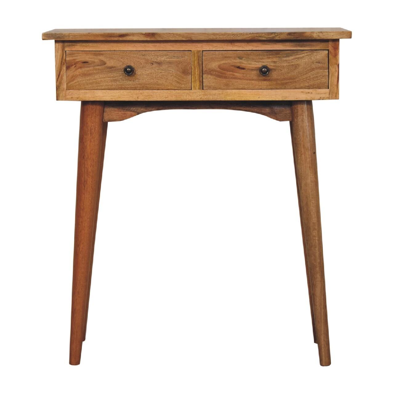 contemporary console table with drawers