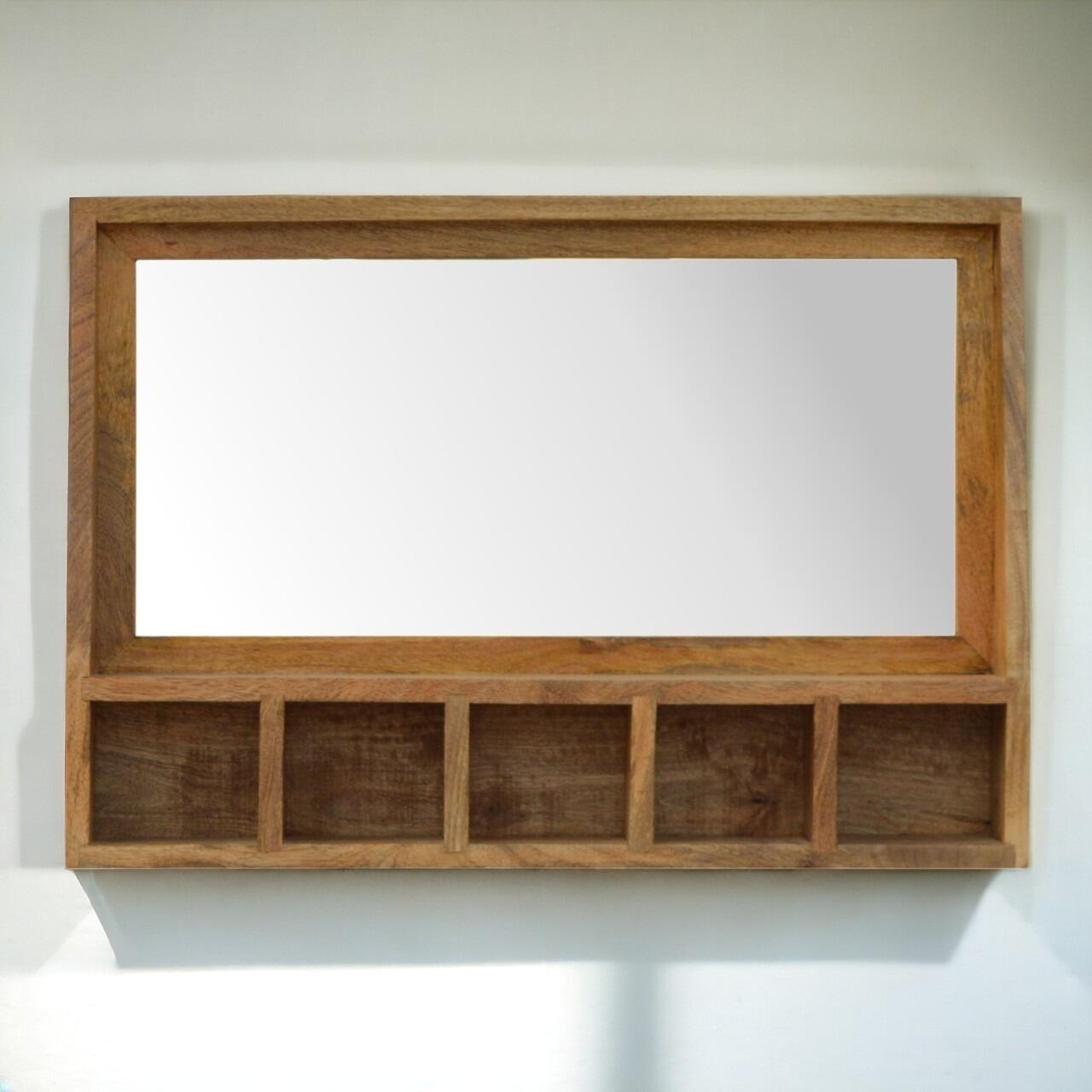 Wooden Mirrors | Solid Wood & Storage Mirrors UK
