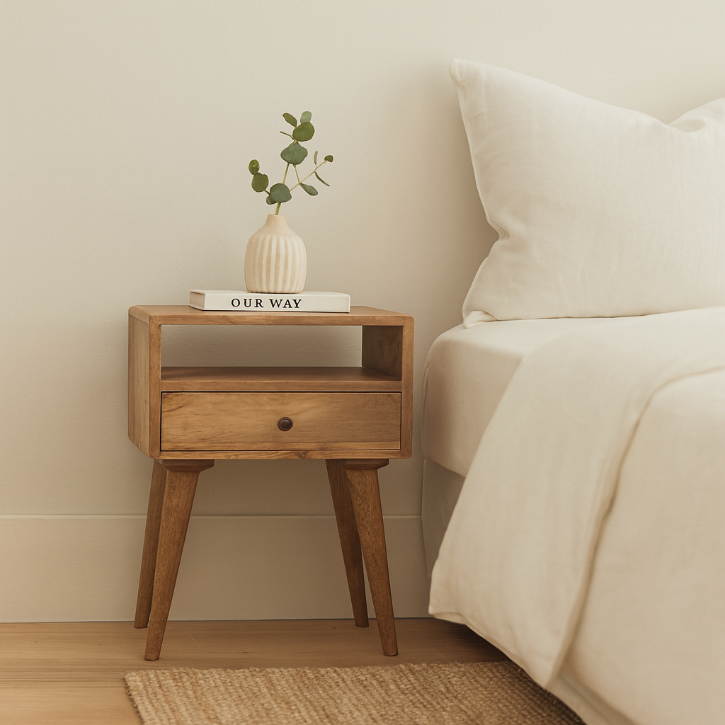 Scandinavian bedside table