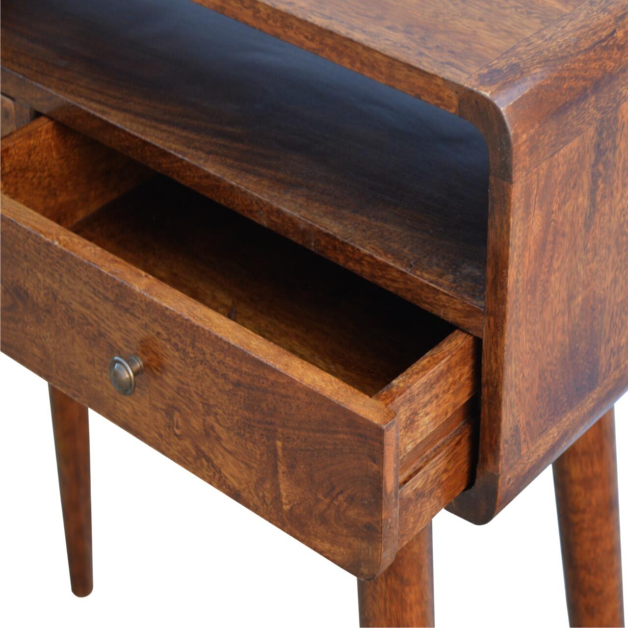 wooden console table