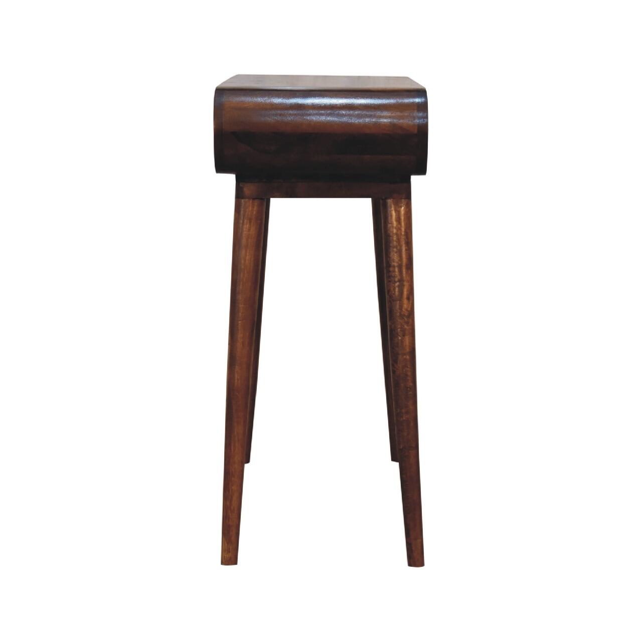 wooden accent table
