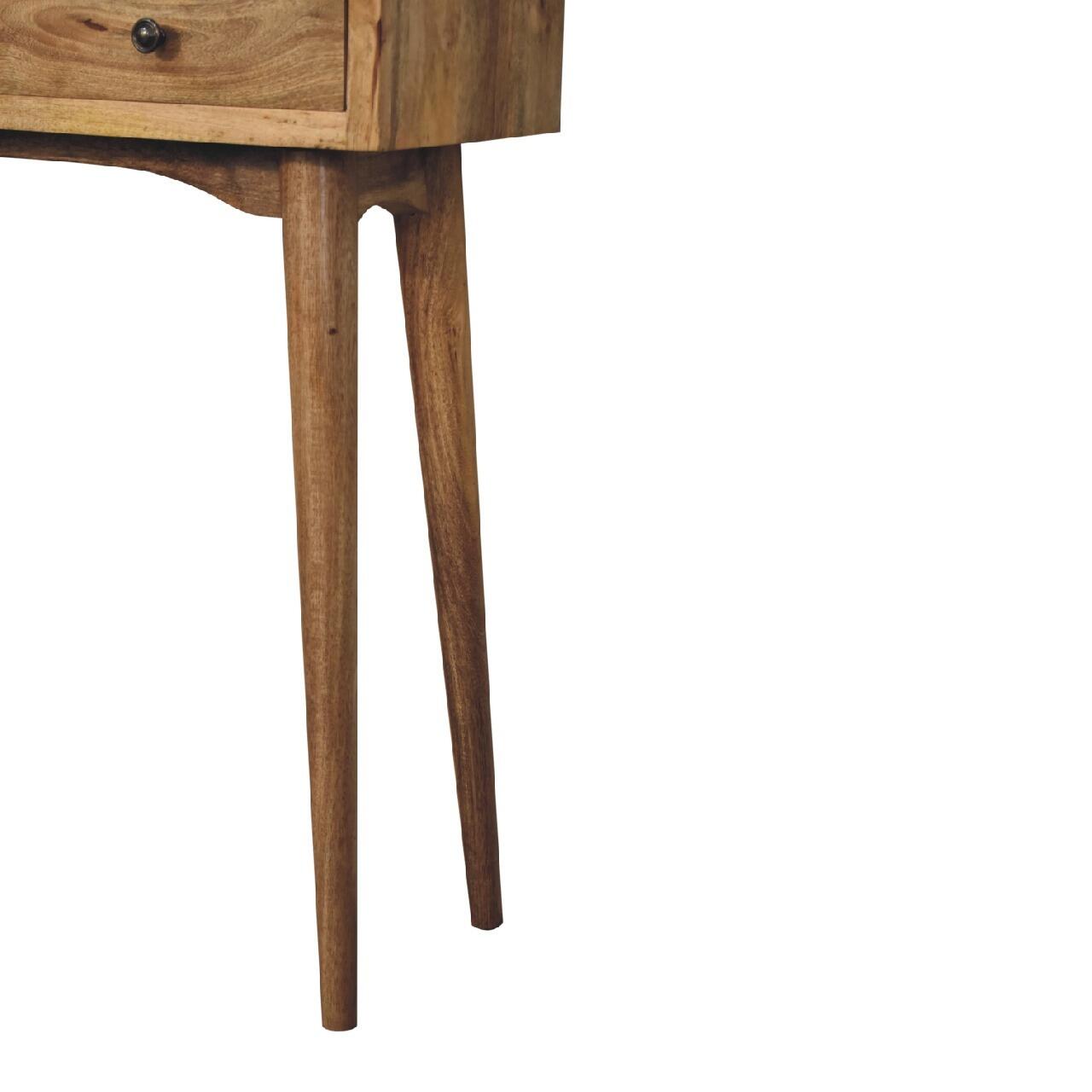 Nordic console table with drawers