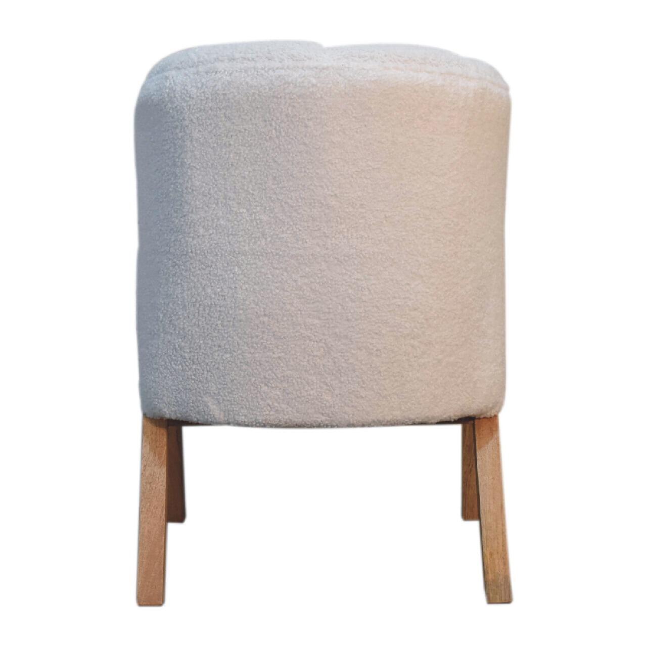boucle accent chair