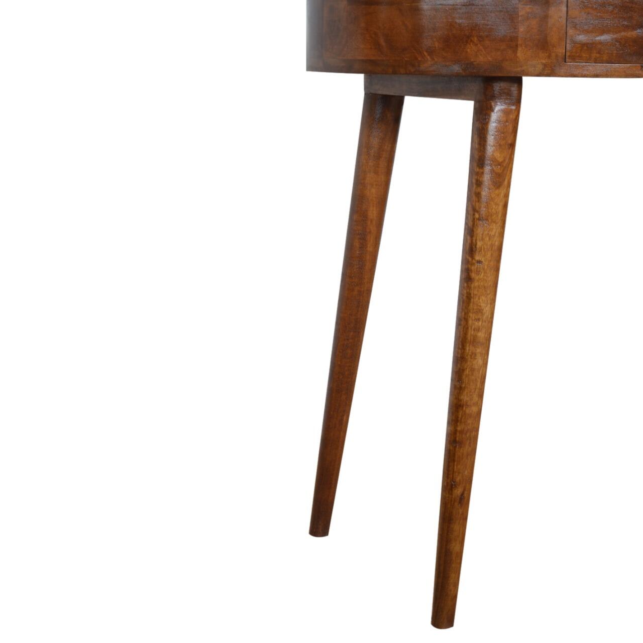 Albion chestnut console table