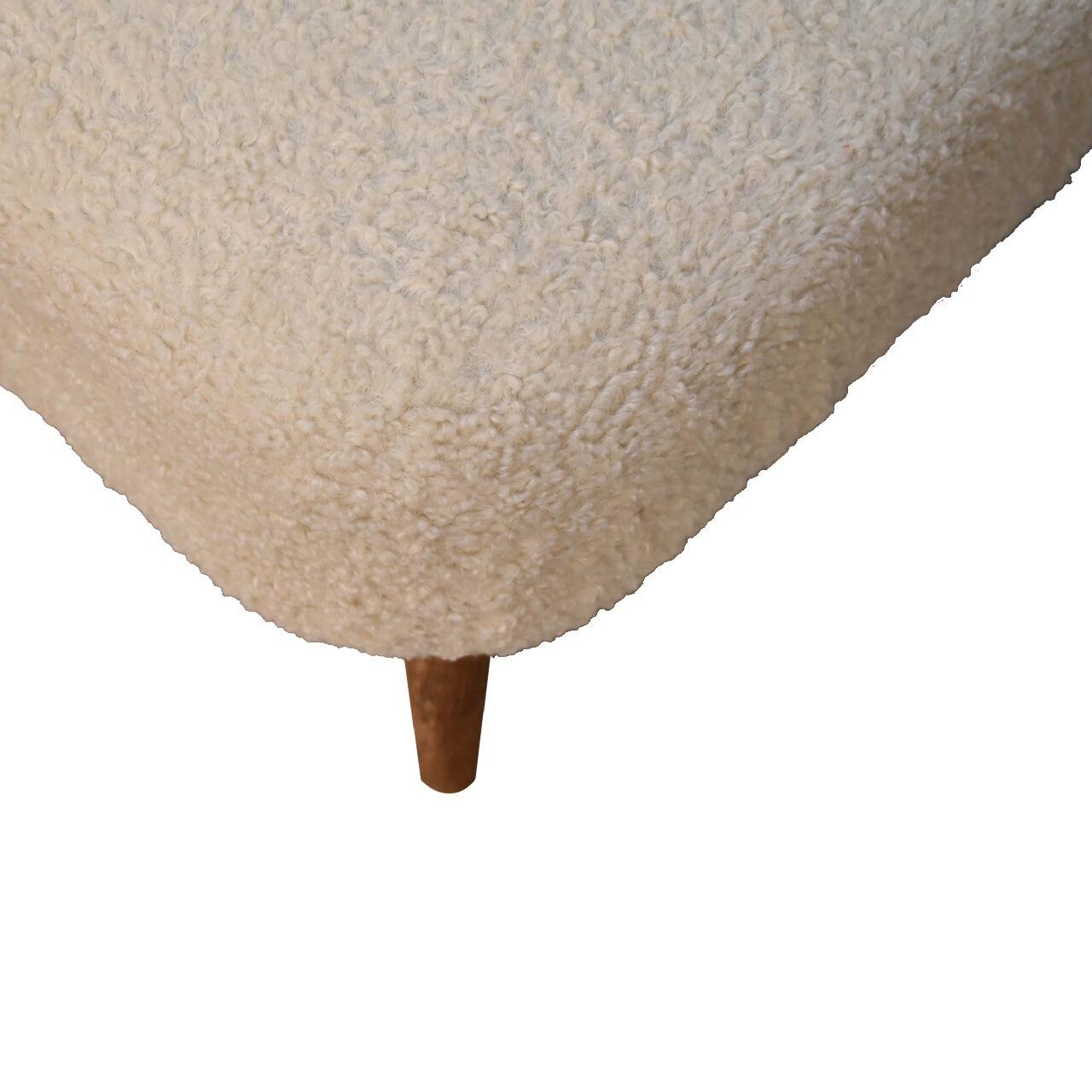 Nordic footstool for lounge