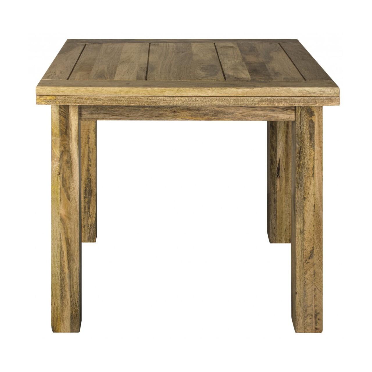 solid wood extending dining table