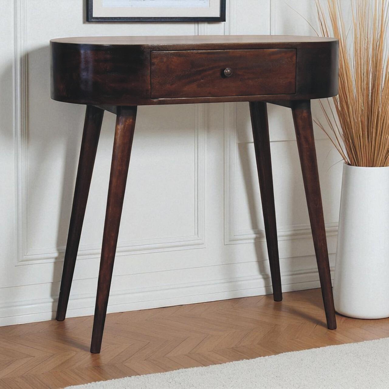 walnut hallway table