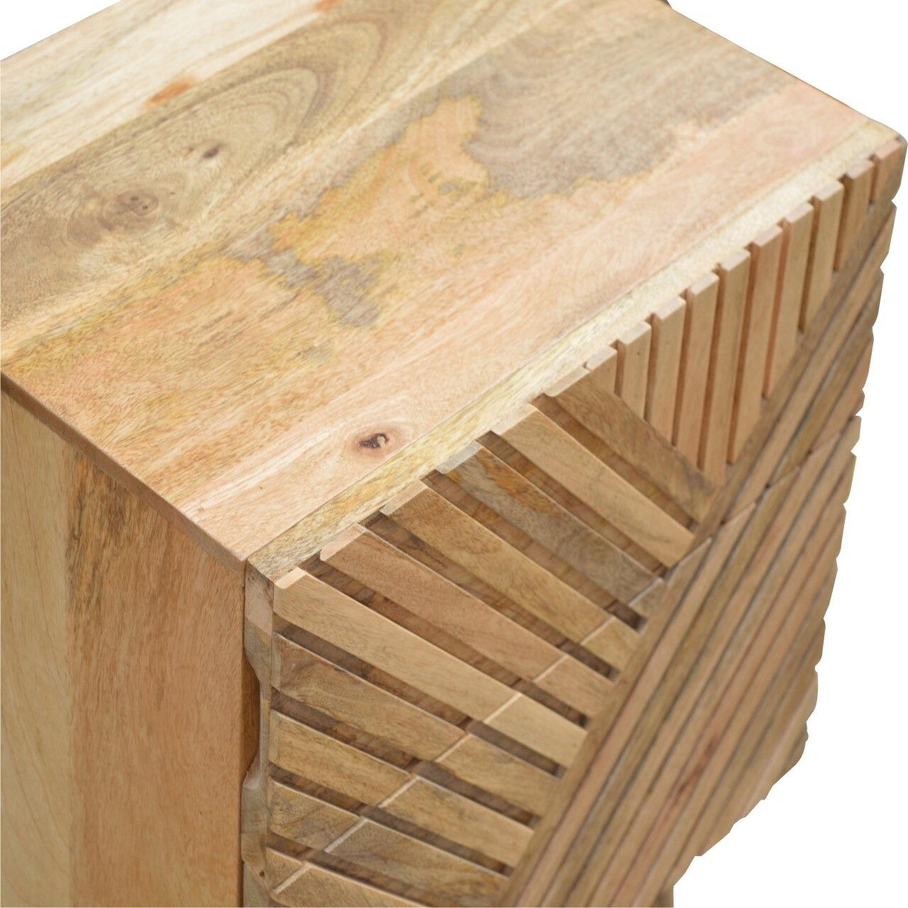 oak bedside table