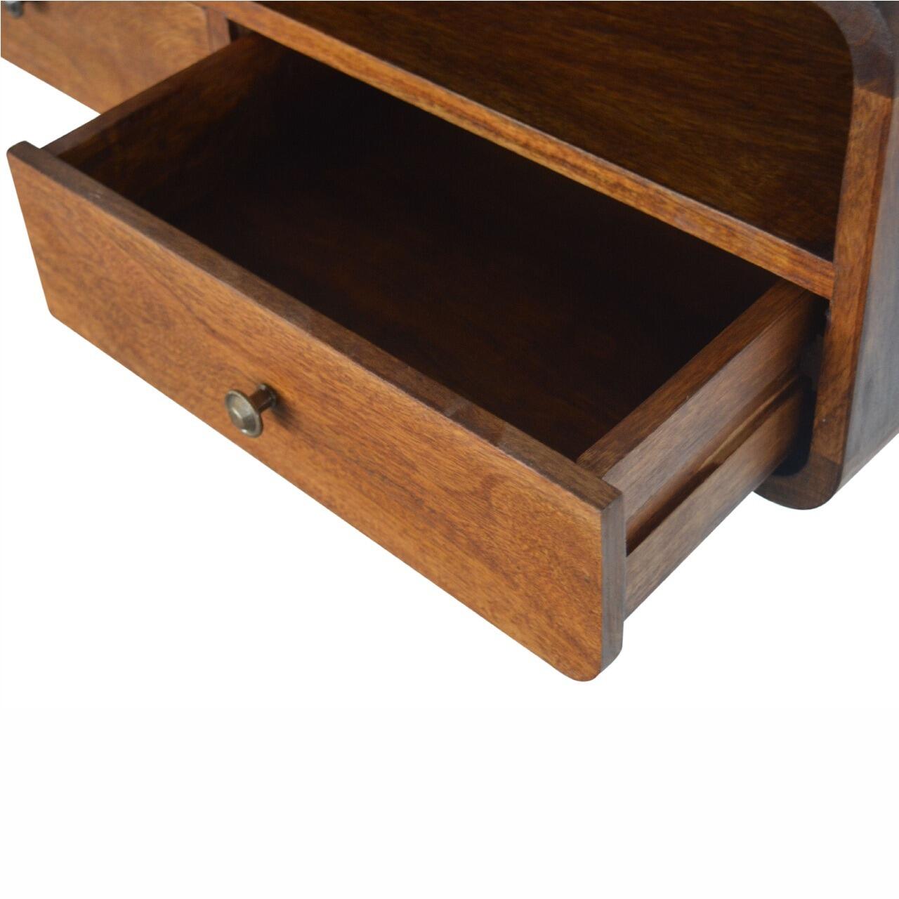 two drawer media unit