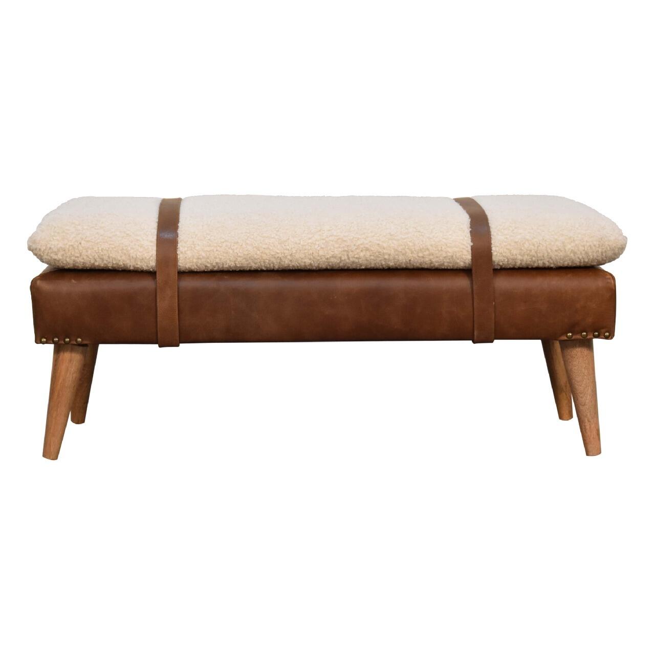 Scandinavian bench for bedroom