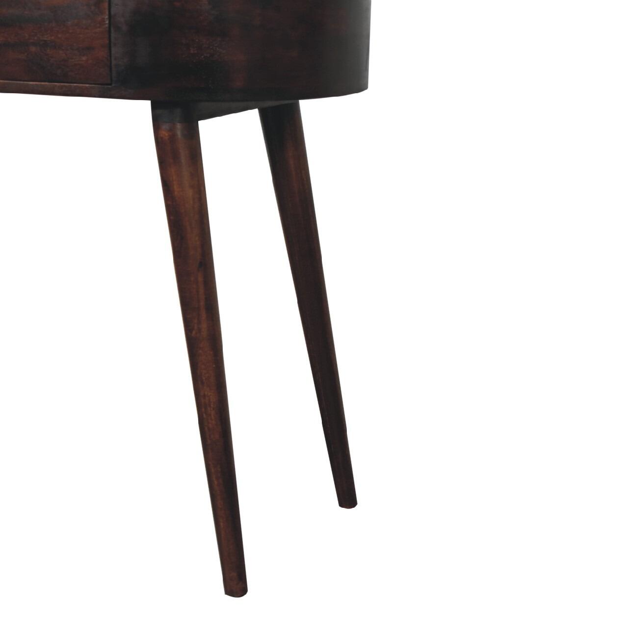 solid mango wood console table