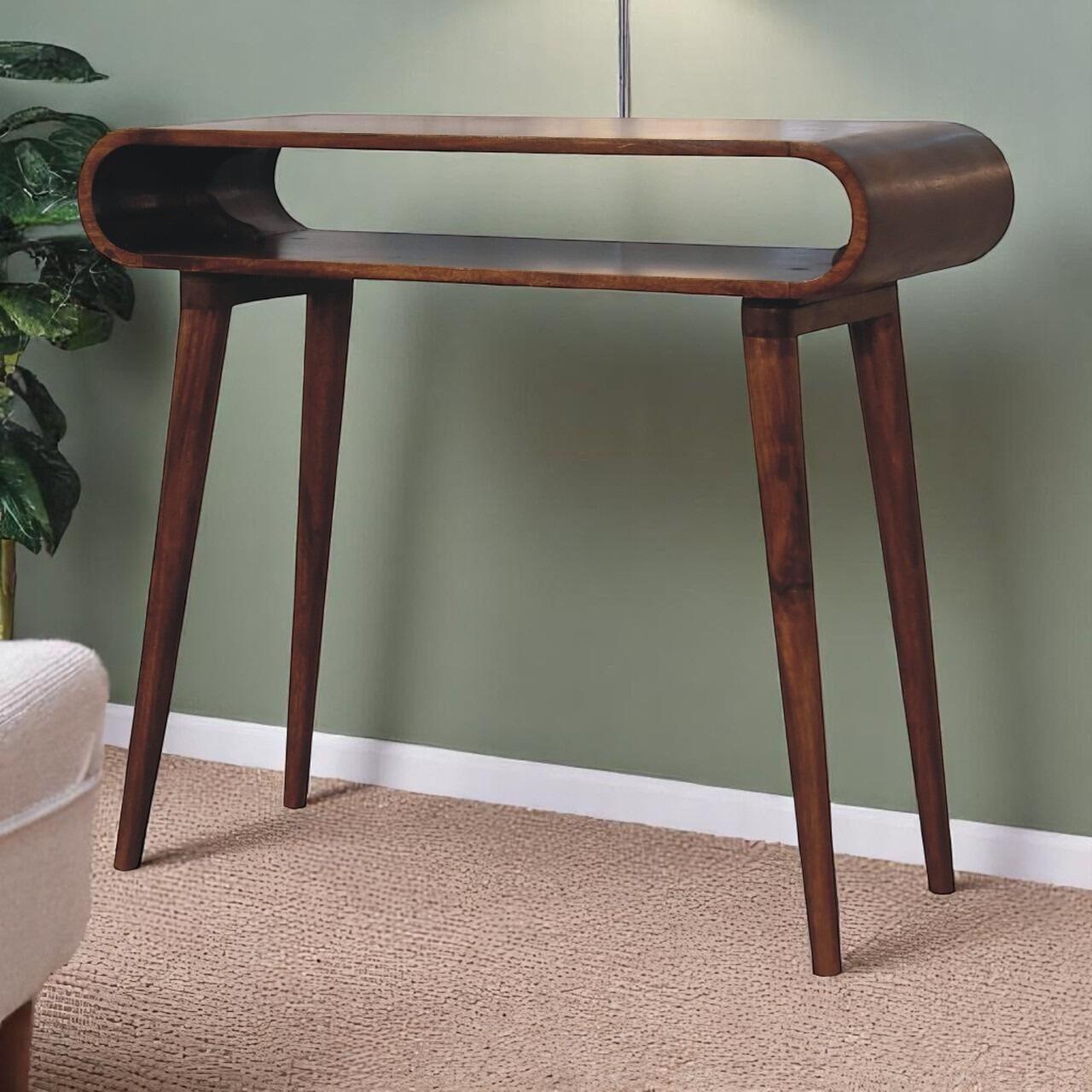 contemporary console table