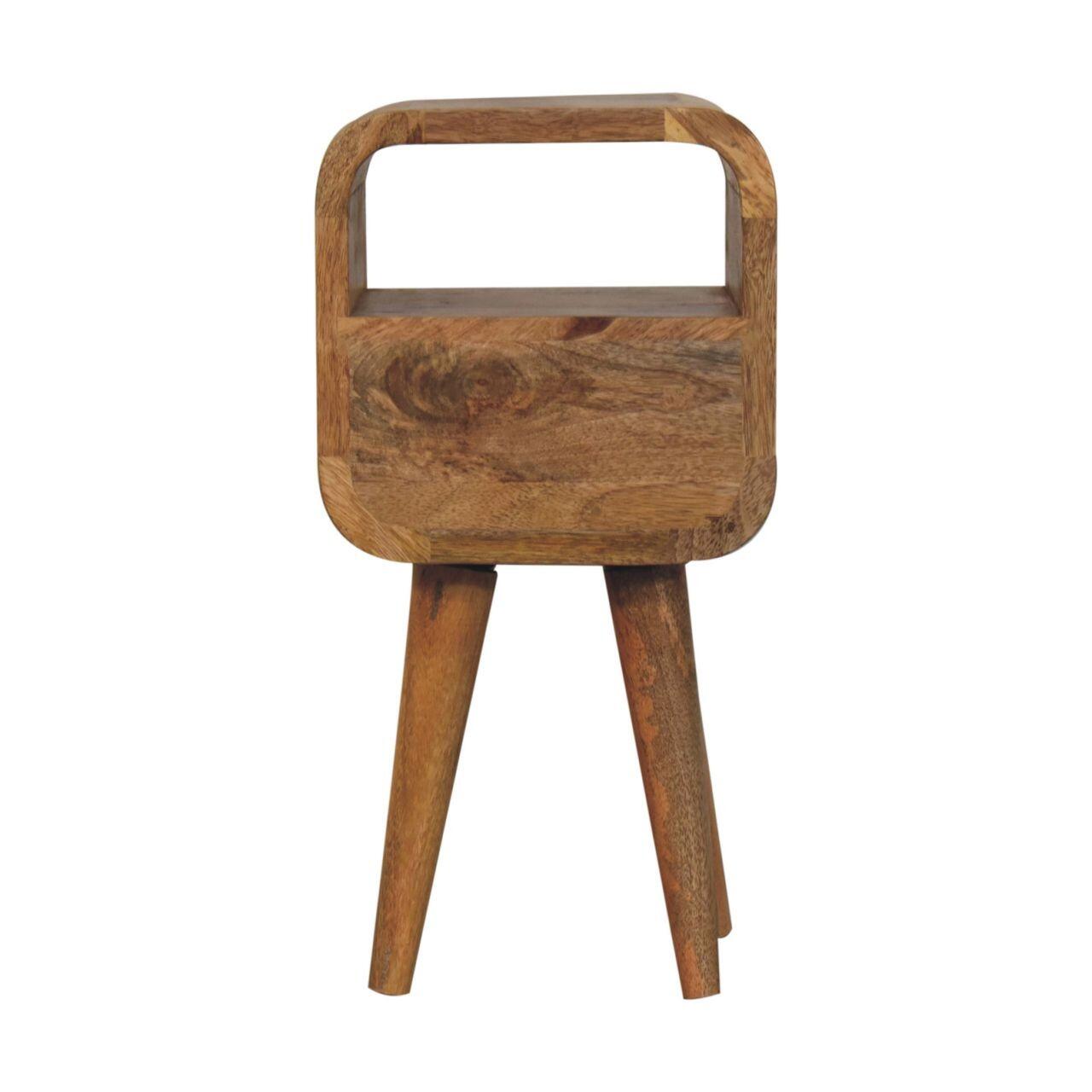 oak-ish bedside table