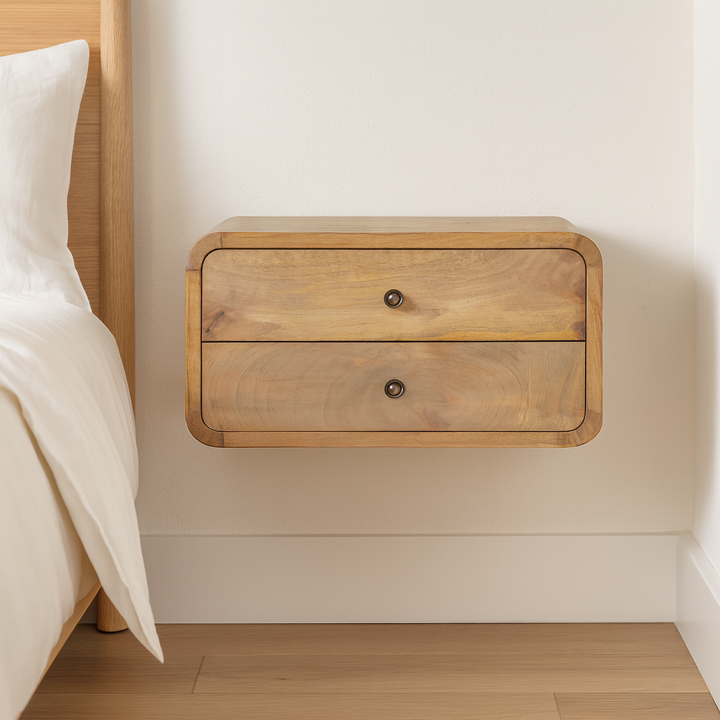 floating bedroom storage
