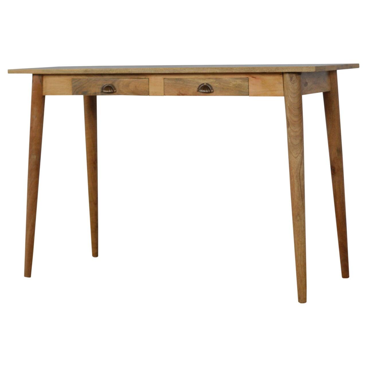 large oak desk