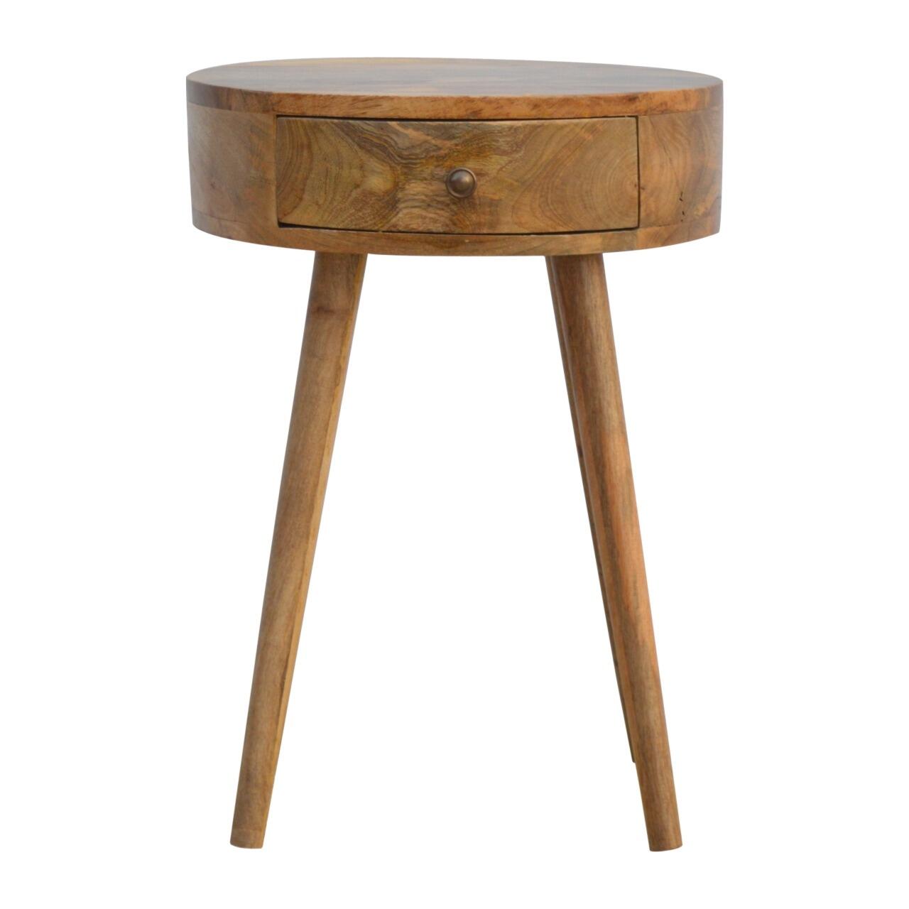 Nordic circular bedside