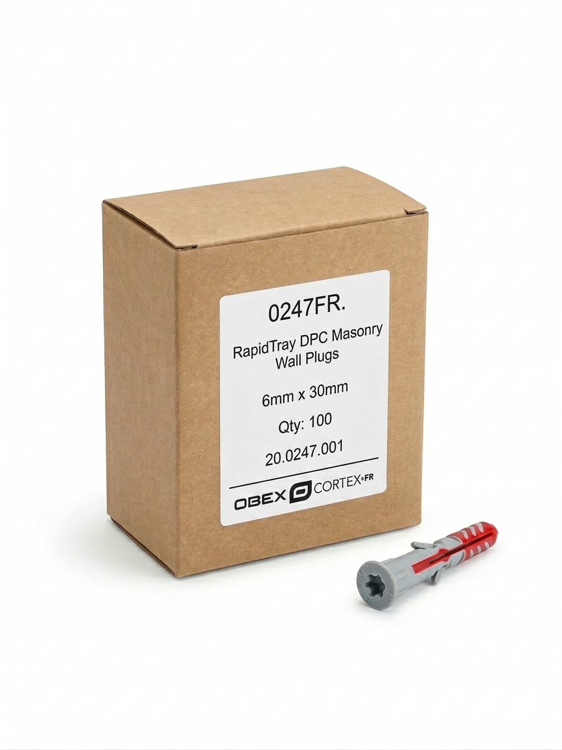 OBEX CORTEX 0247FR Masonry Wall Plugs