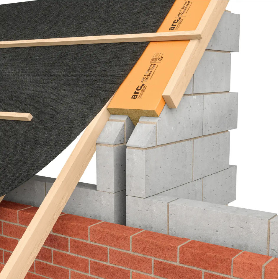 ARC T-Barrier Pitched Roof fire barrier