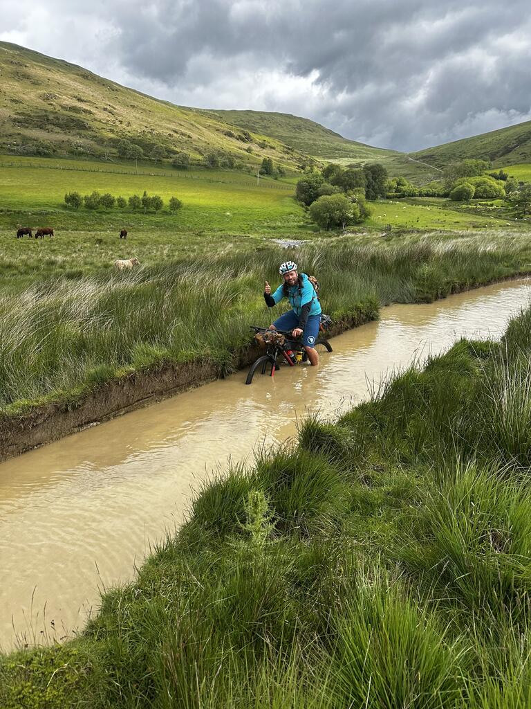 Across Wales by MTB
