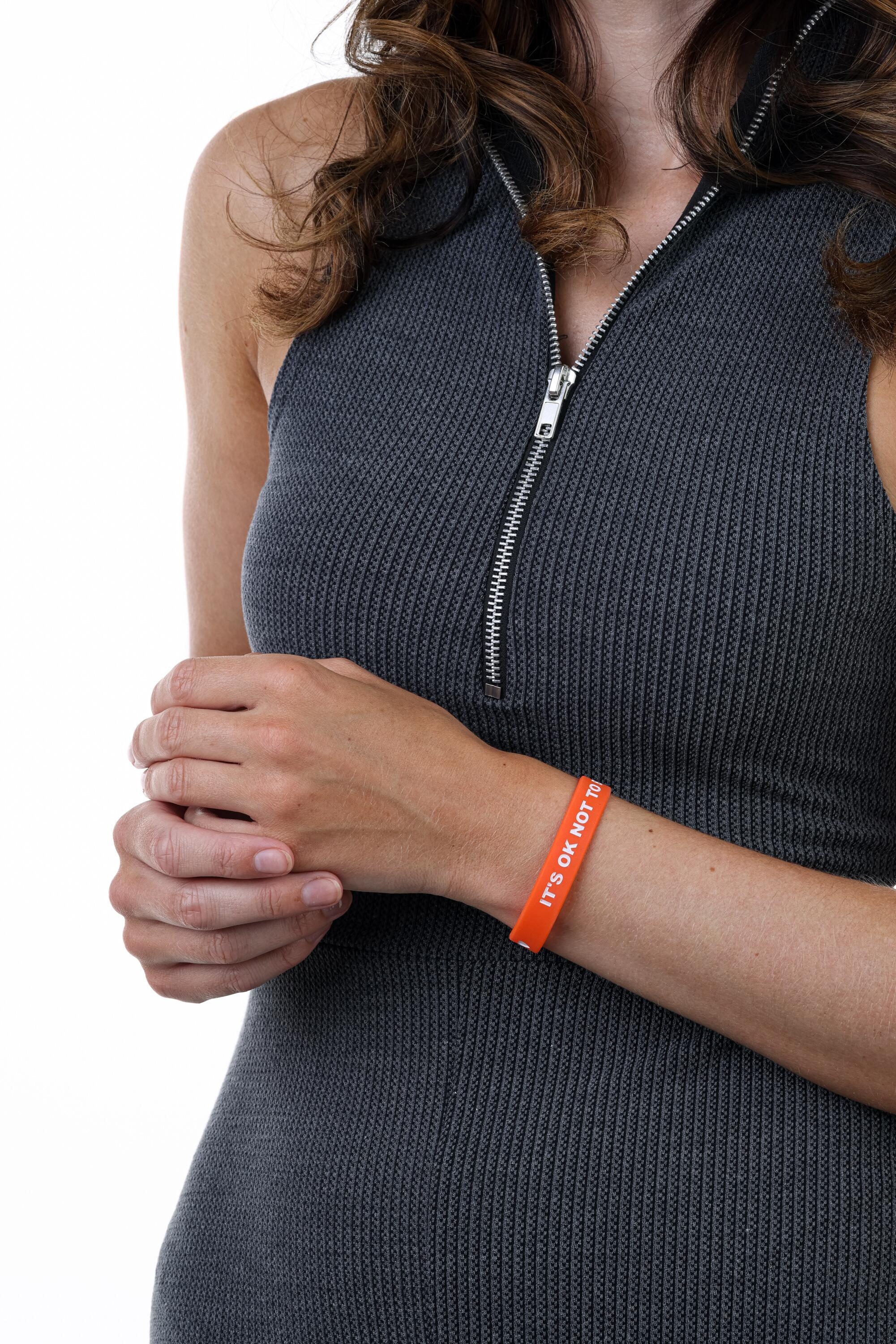 it's ok not to be ok wristband