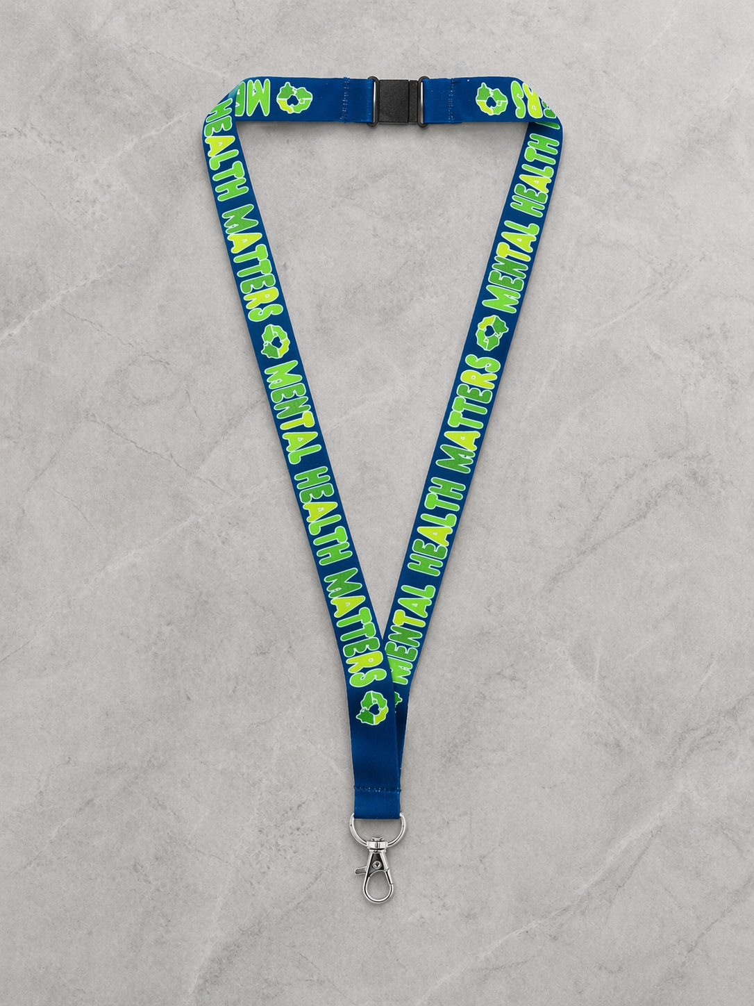 wear it green adults lanyard