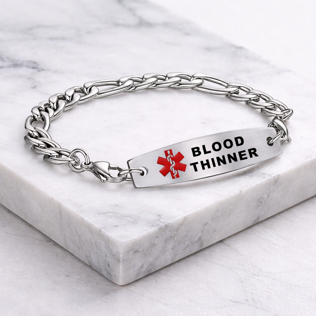 large blood thinner bracelet