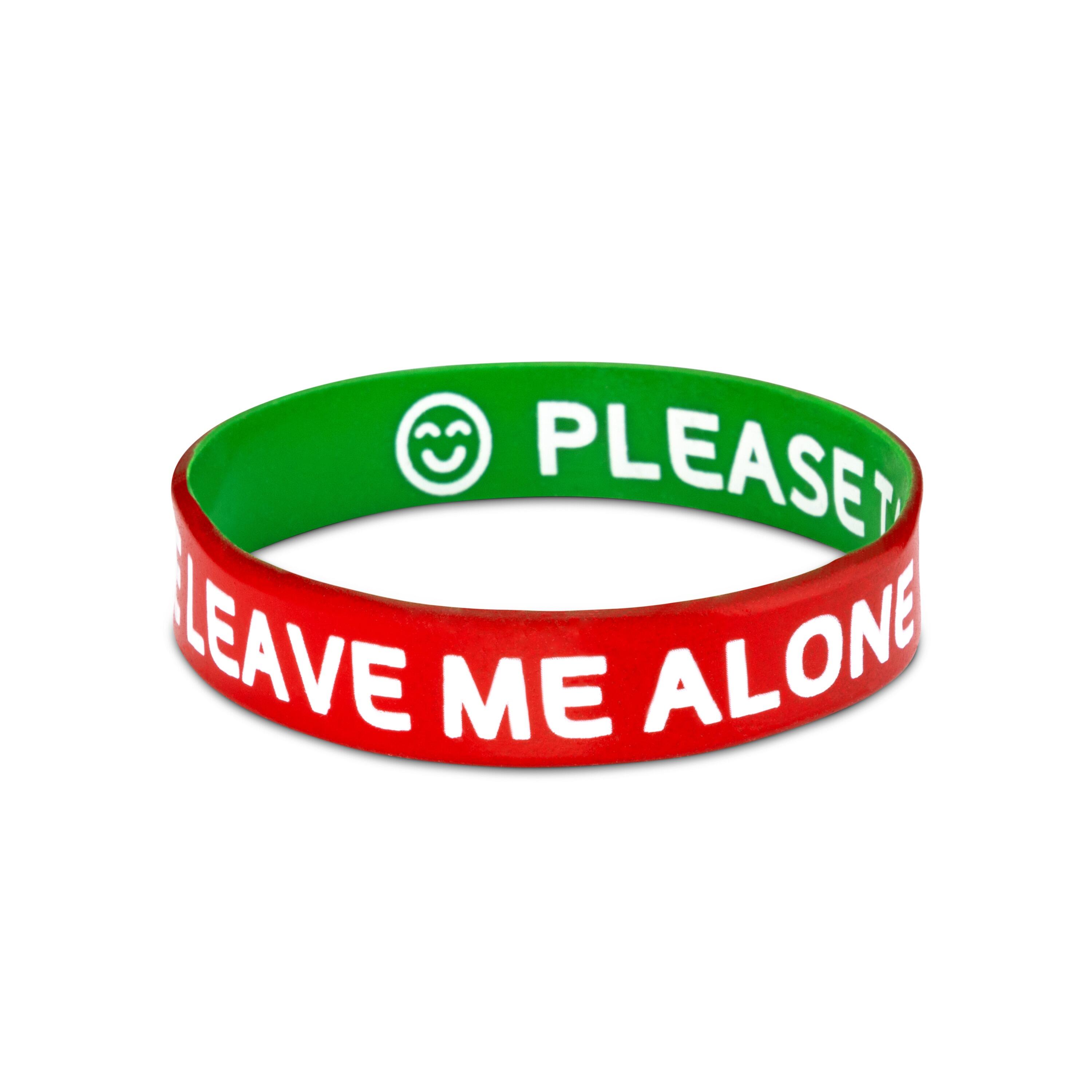 Please leave me alone emotion bracelet for children with communication and sensory needs