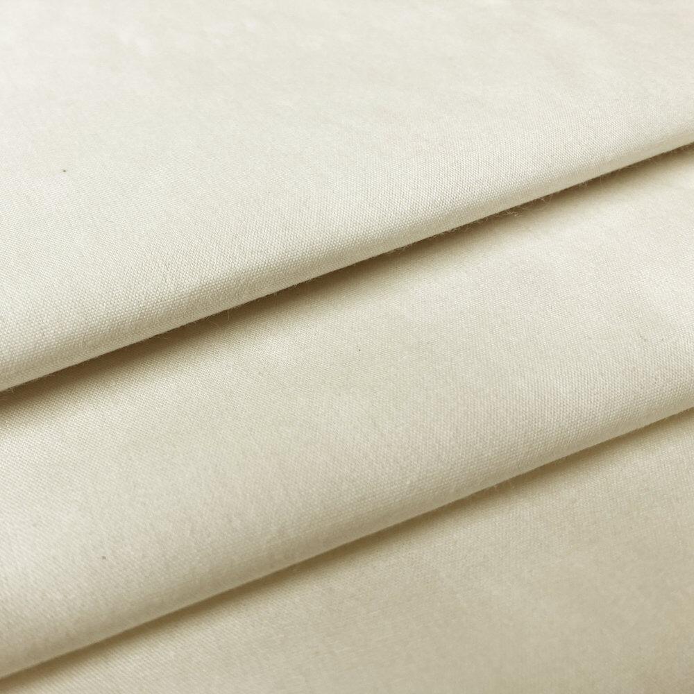 Close-up of cotton cambric fabric folded