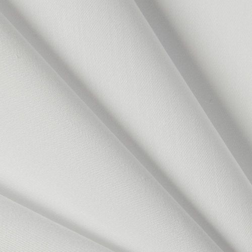 White polycotton twill lining fabric folded diagonally