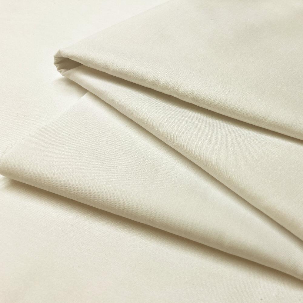 Cotton cambric lining folded diagonally