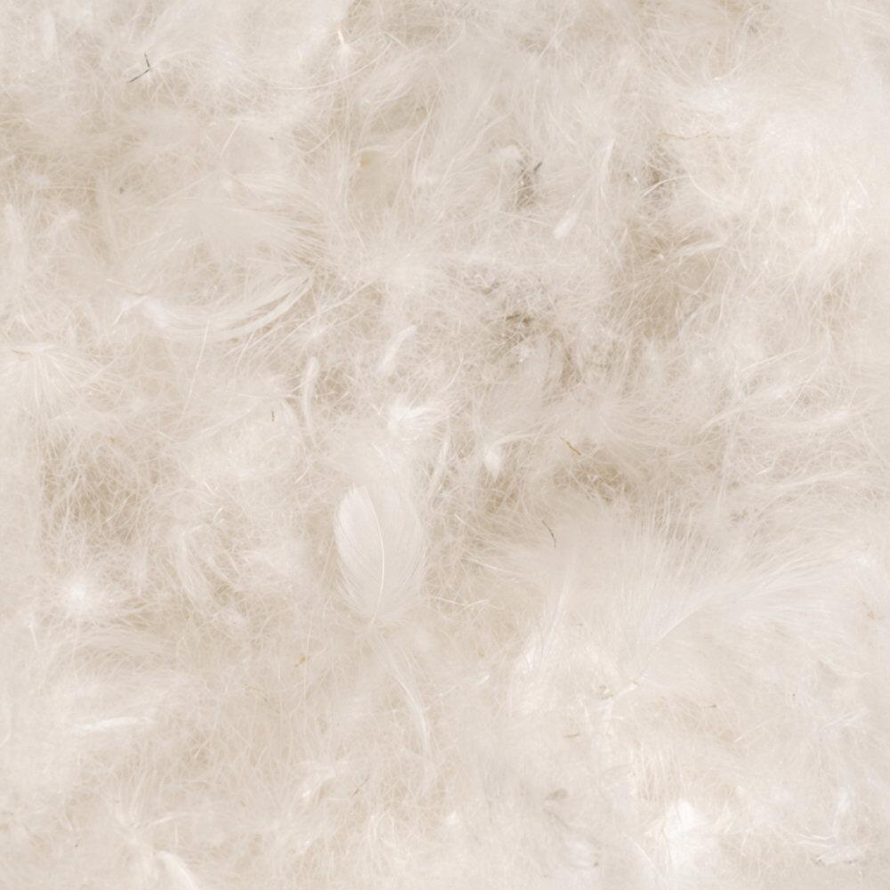 Close-up of down filling for a 100% down pillow