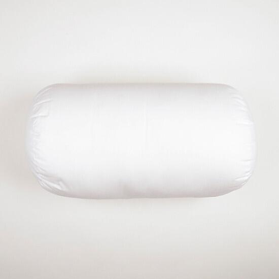 Medium white bolster cushion pad