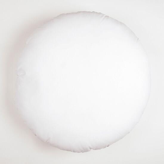 White large round cushion pad