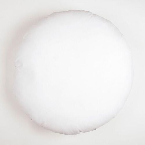 White large round cushion pad