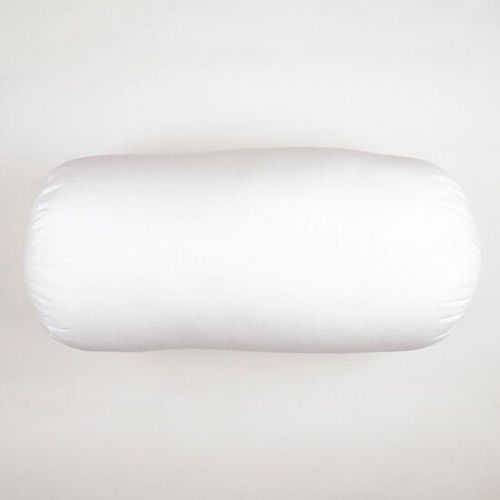 Large white bolster cushion pad