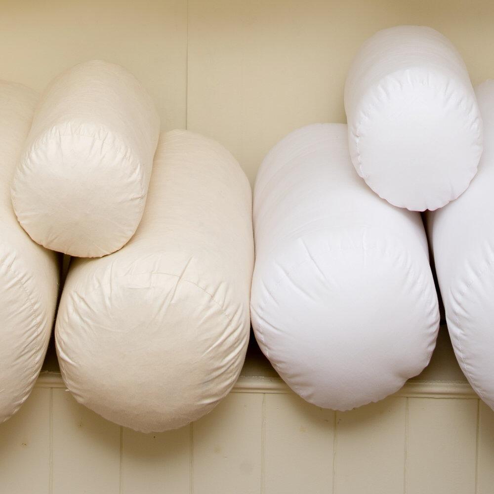 Medium bolster cushion pads stacked together